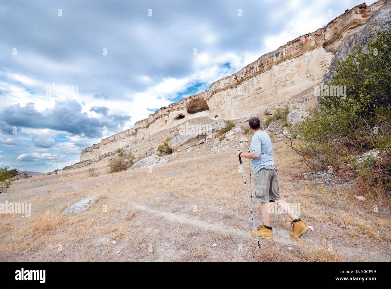 Mountain trekking poles in hi-res stock photography and images - Alamy