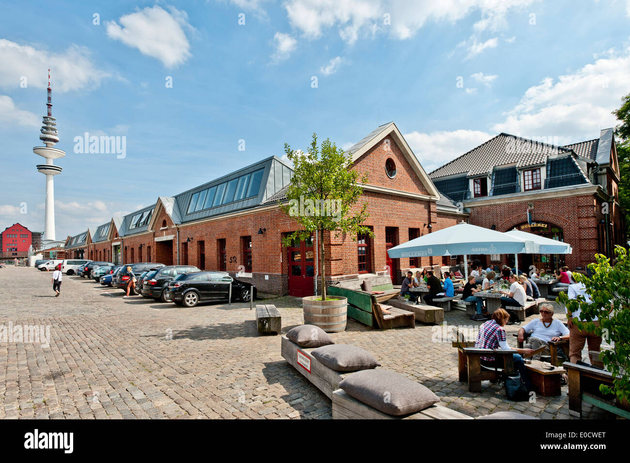 Restaurant Bullerei at the Schanzenviertel, Hamburg, Germany, Europe Stock Photo