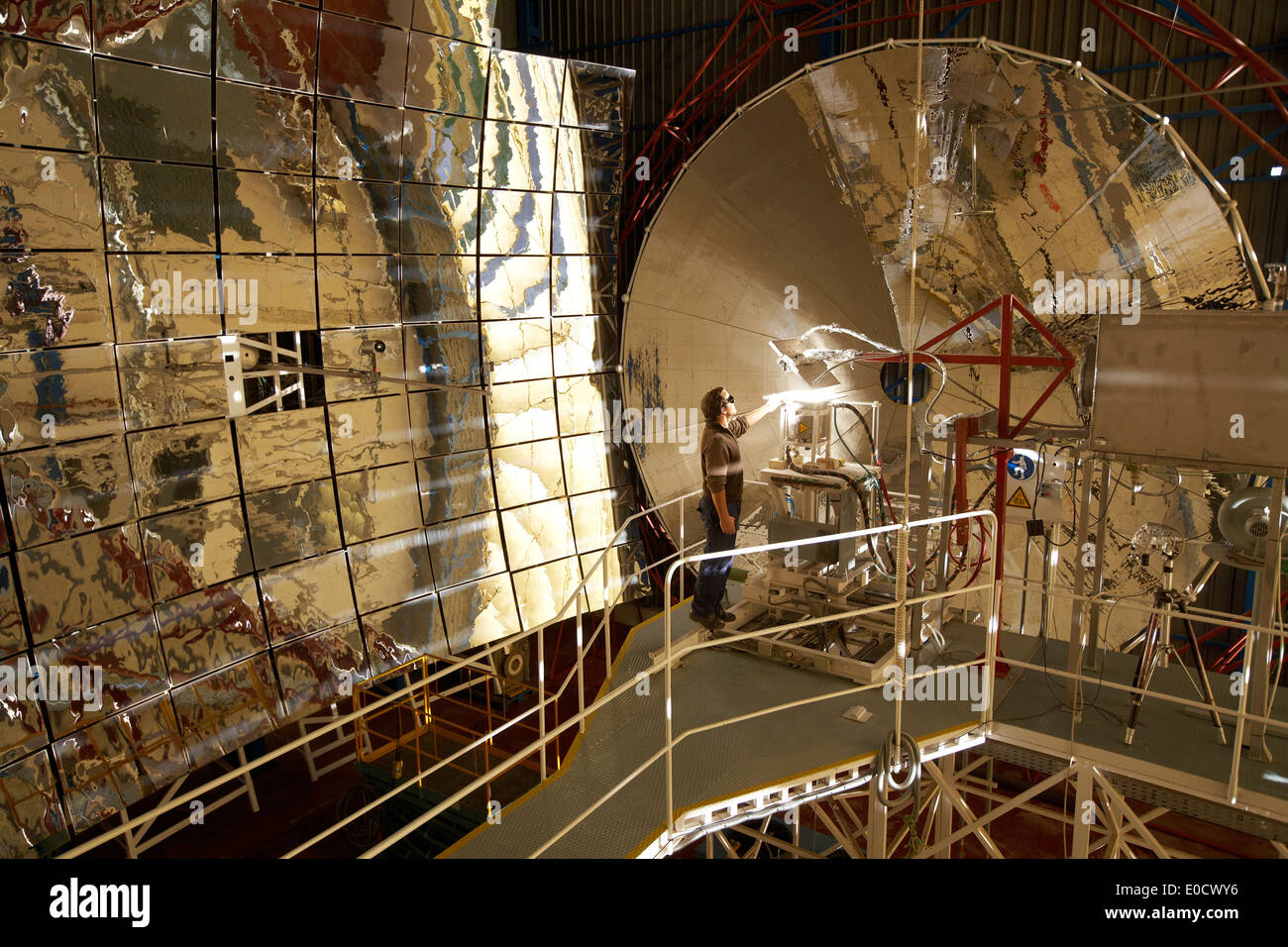 Solar furnace, PSA, Plataforma Solar de Almeria, center for the ...