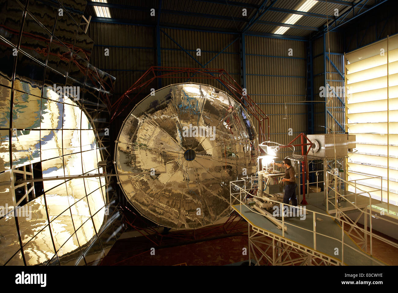 Solar furnace, PSA, Plataforma Solar de Almeria, center for the ...