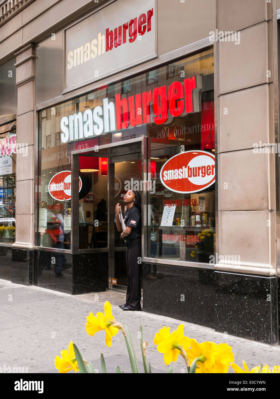 SmashBurger Exterior, NYC Stock Photo