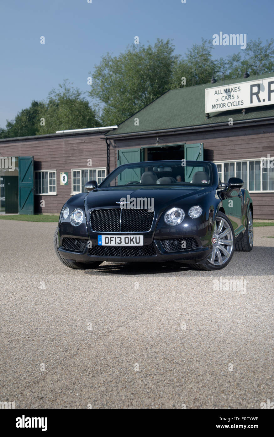 2013 Bentley GTC luxury British convertible car Stock Photo