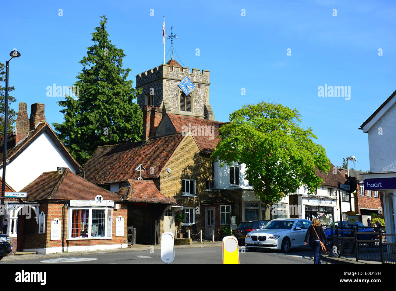 St Mary's Church, High Street, Ruislip, London Borough of Hillingdon, Greater London, England, United Kingdom Stock Photo
