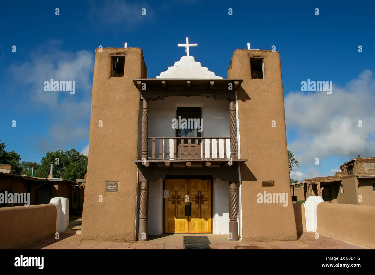 San Geronimo Chapel in Taos Pueblo, USA Stock Photo Alamy