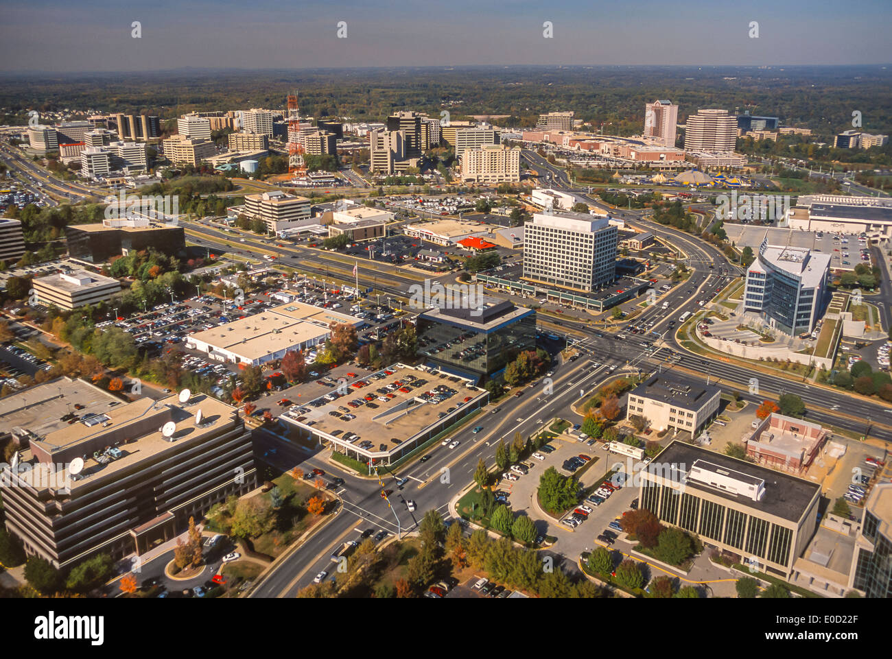 Tysons corner aerial hires stock photography and images Alamy