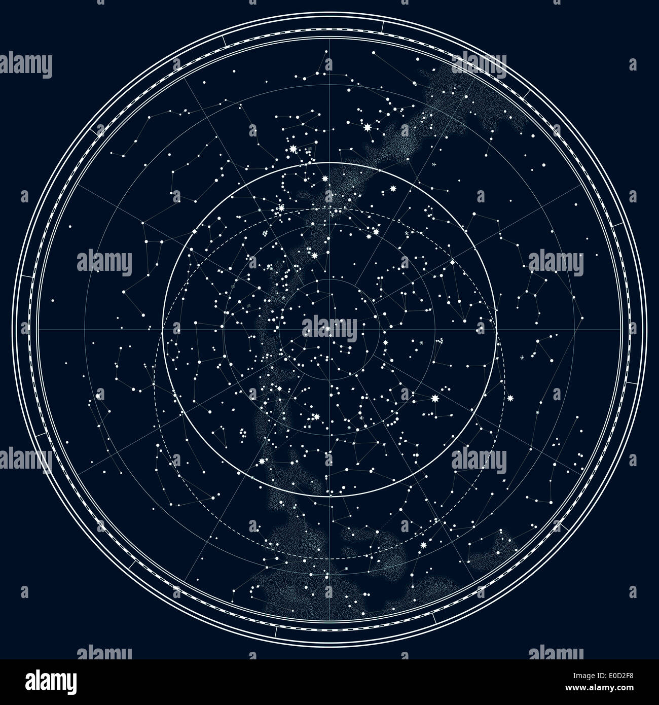 Northern Sky Star Chart