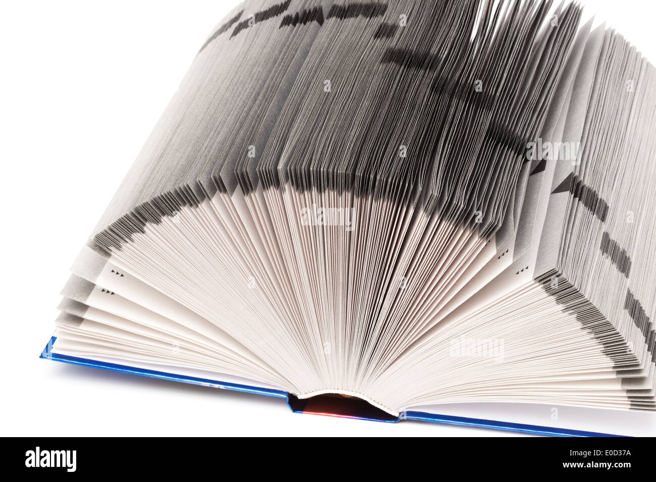 a great book on a white background Stock Photo
