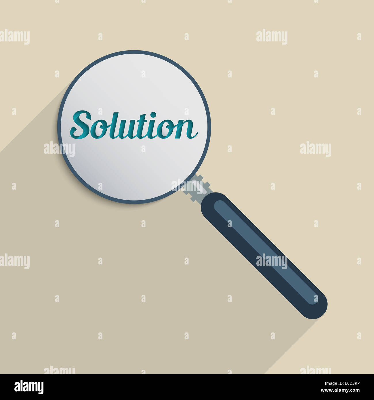 Concept For Finding Solutions Problem Solving And Creativity Flat