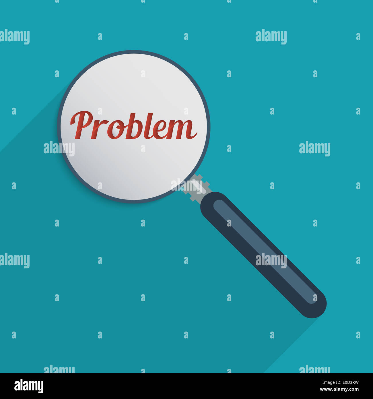 Concept for finding solutions, problem solving and creativity. Flat ...