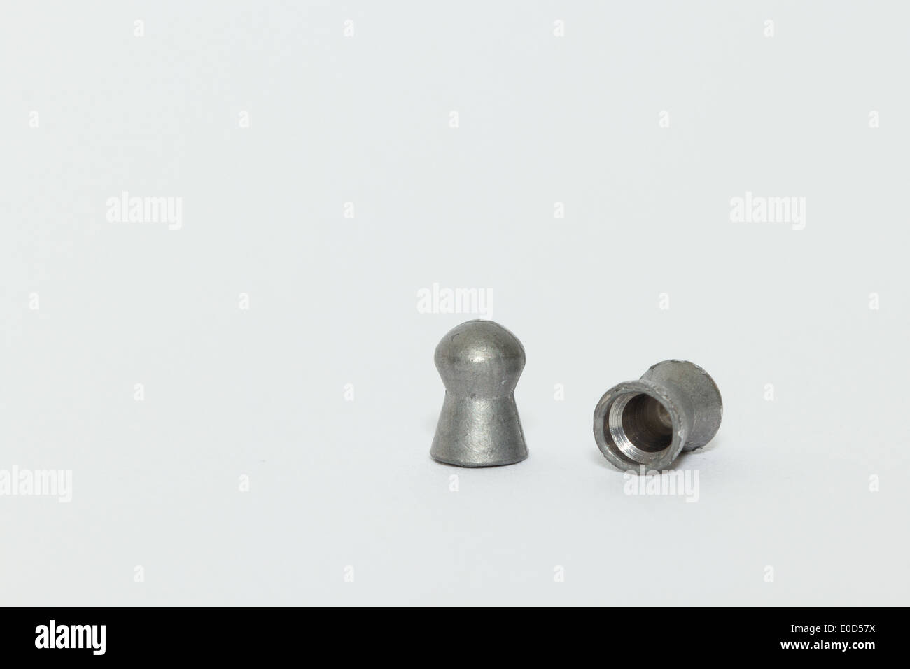 Two airgun bullets Stock Photo