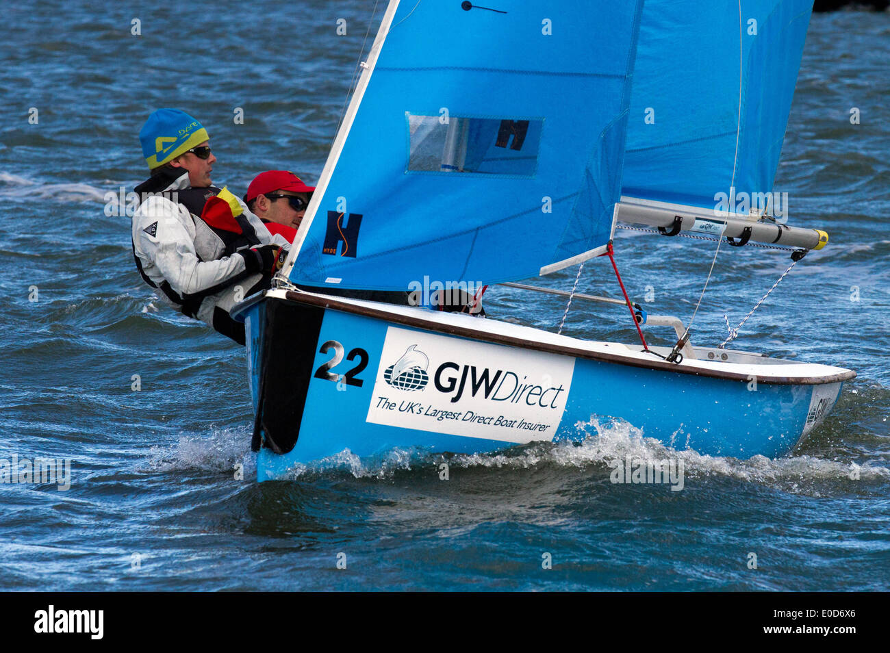 Yacht racing West Kirby Sailing Club, Liverpool. May, 2014 GJW Direct