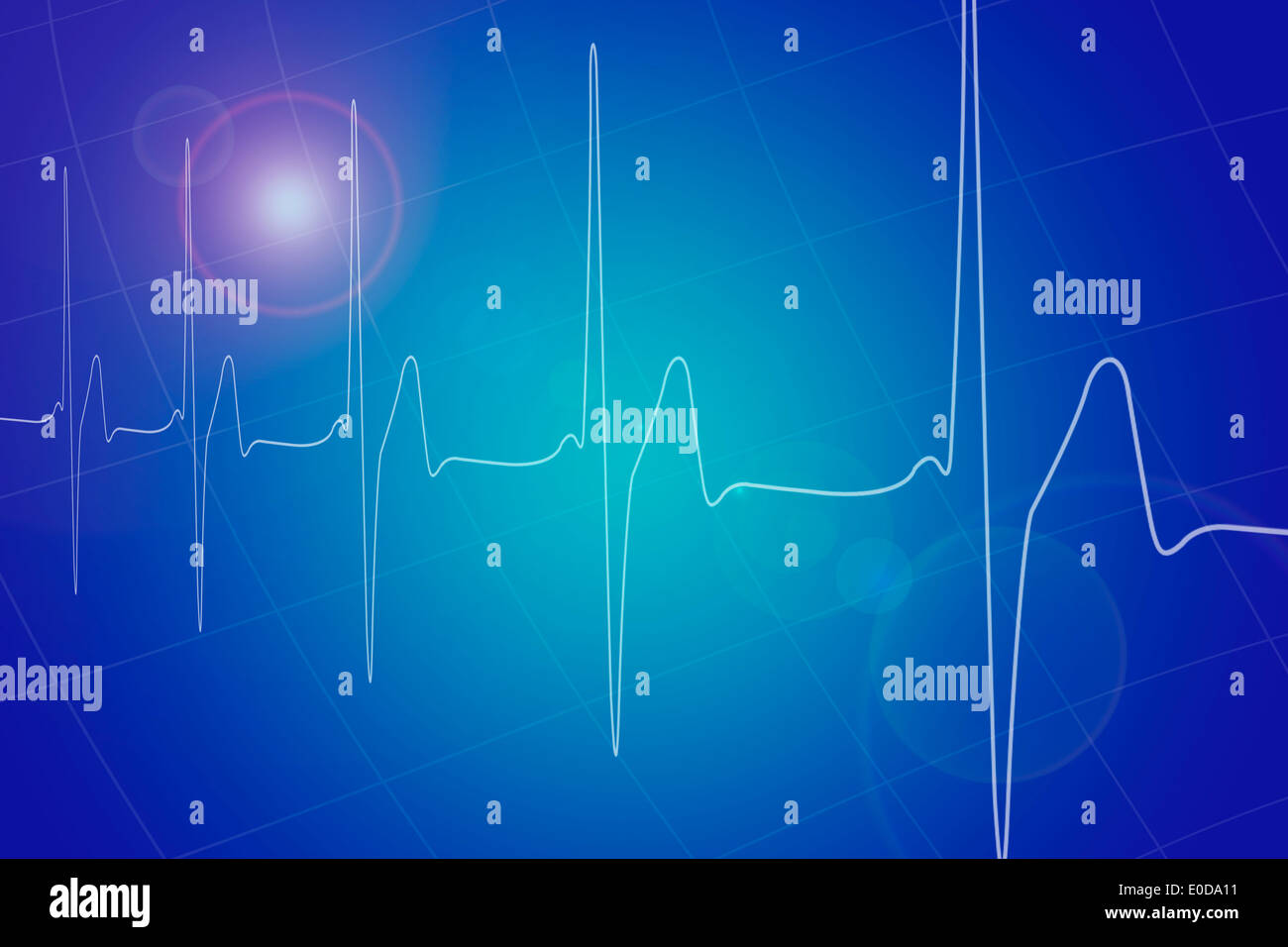 Heart rate graph Stock Photo Alamy