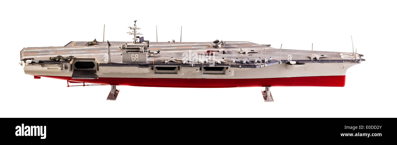 USS Nimitz (CVN-68) is a supercarrier of the United States Navy, and the lead ship of its class Stock Photo