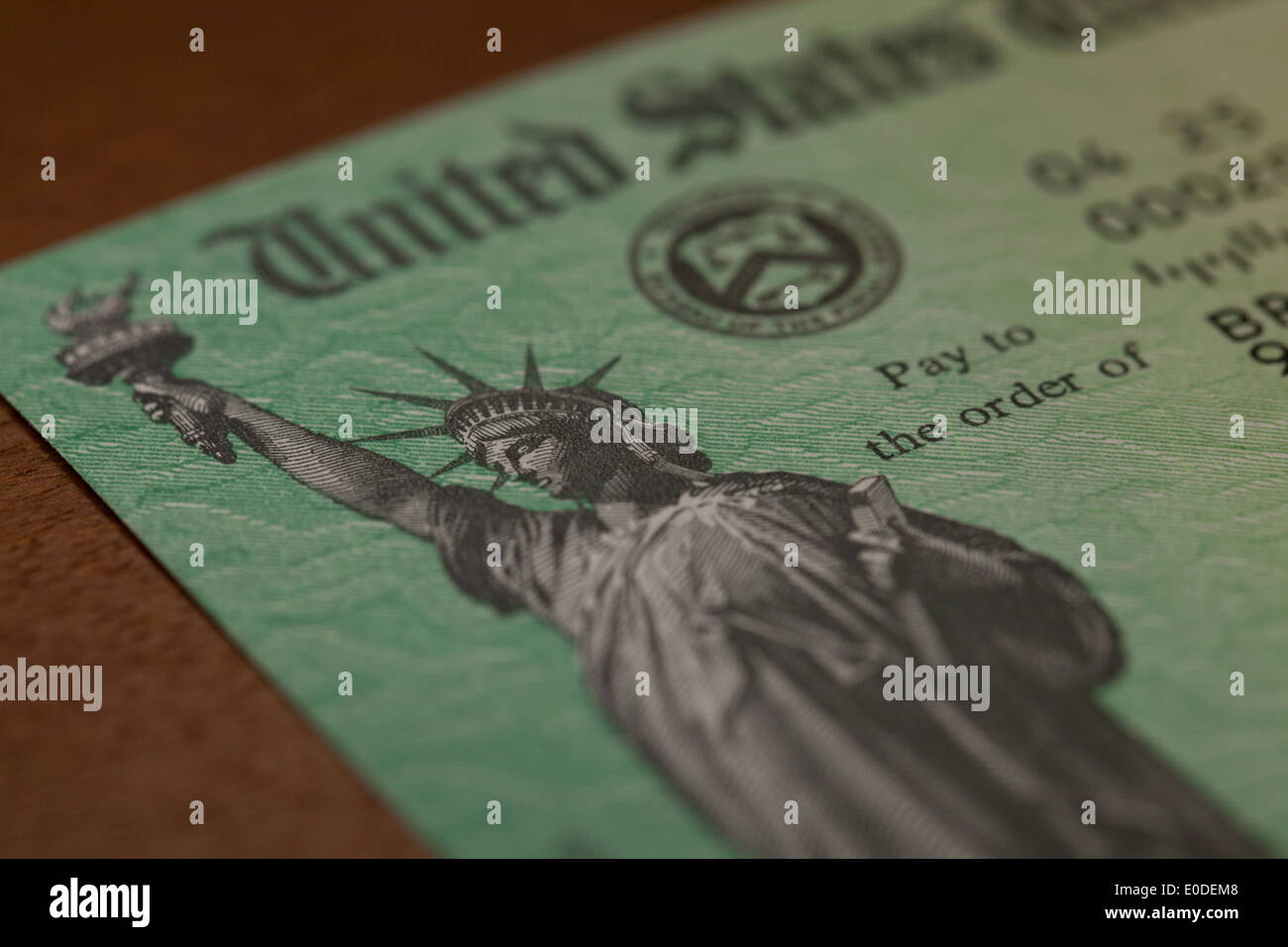 Tax refund check hi-res stock photography and images - Alamy