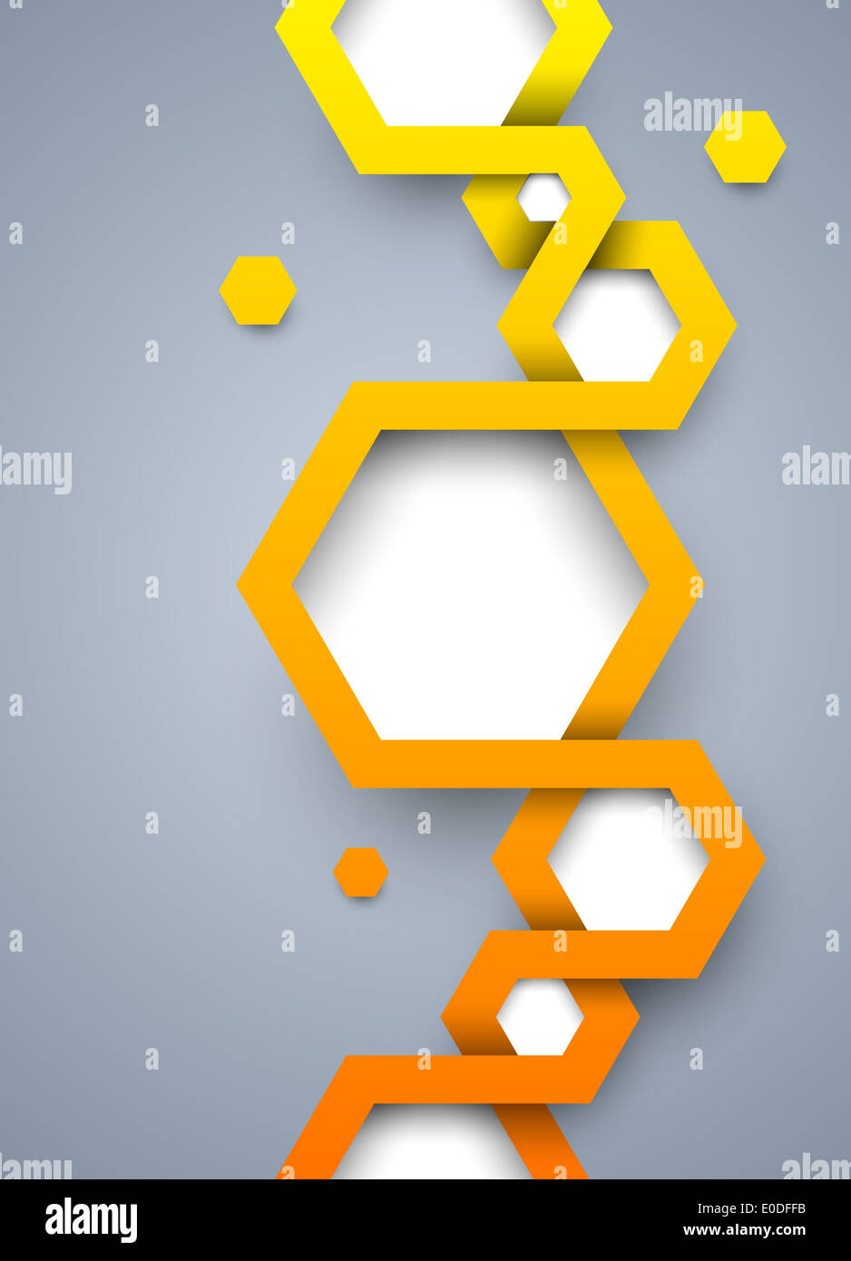 Abstract background with hexagons Stock Photo - Alamy