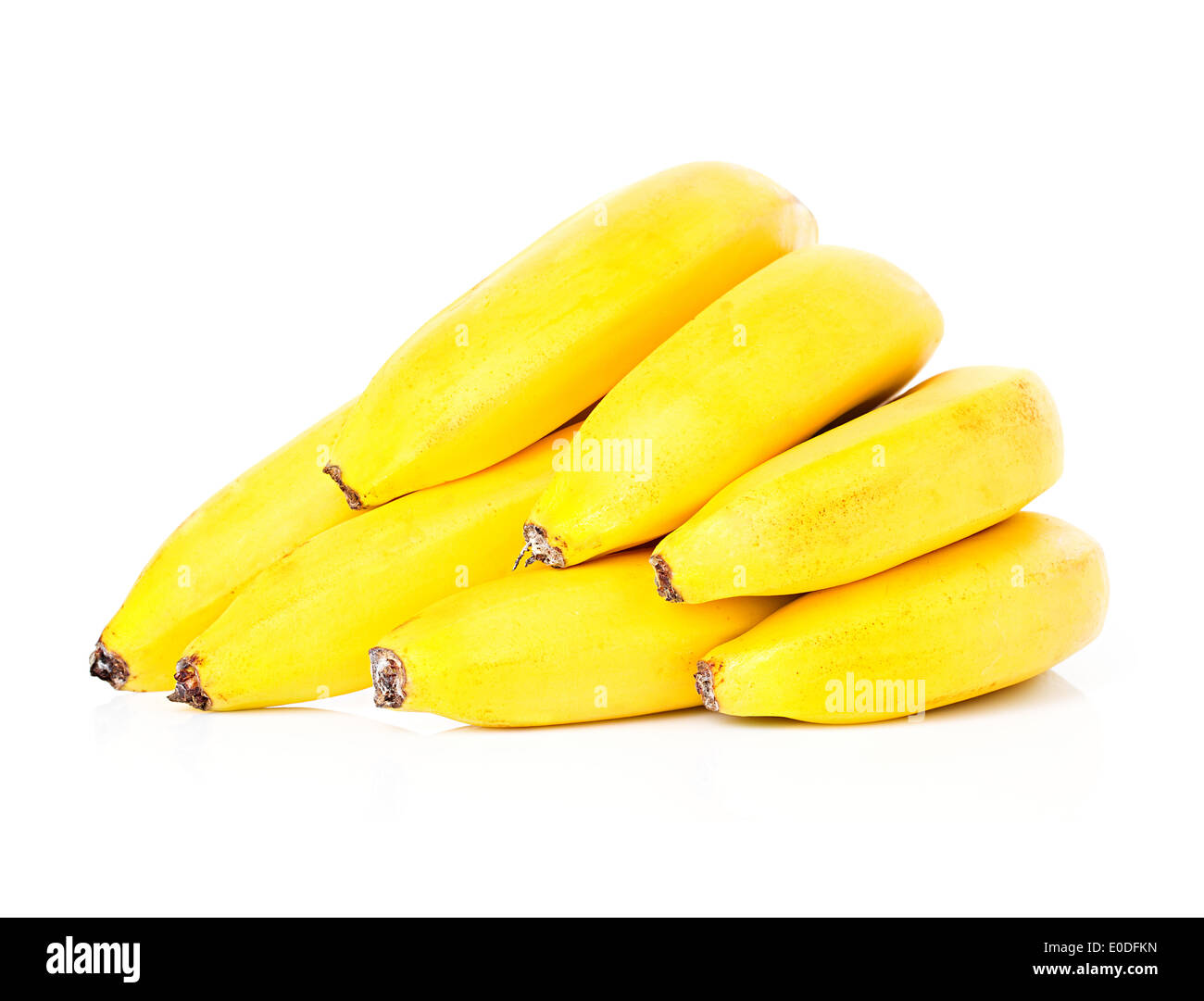 Bunch of bananas isolated on white background Stock Photo Alamy