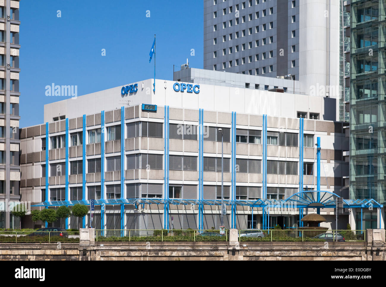OPEC Zentrale, Wien, Österreich - OPEC headquarters, Vienna, Austria Stock Photo