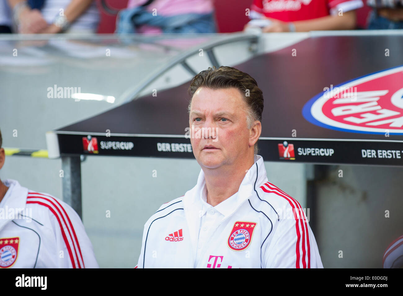 Trainer Louis van Gaal,FC Bayern München,Meister,Fussbal,Soccer,DFL,DFB, Fussball, for editorial use only Stock Photo
