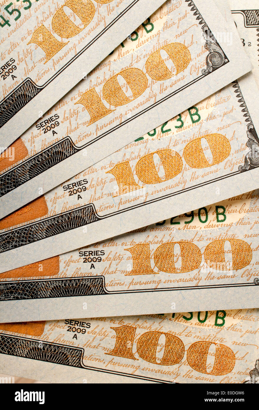 New hundred dollar bills hi-res stock photography and images - Alamy