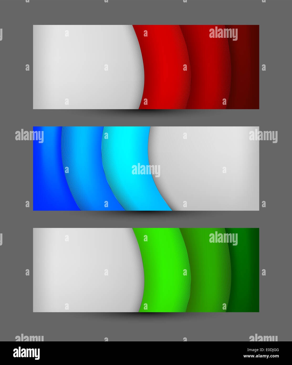 Set of banners. Abstract illustration Stock Photo - Alamy
