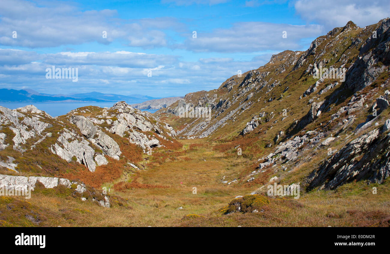 A typical Irish view at the atlantic ocean Stock Photo