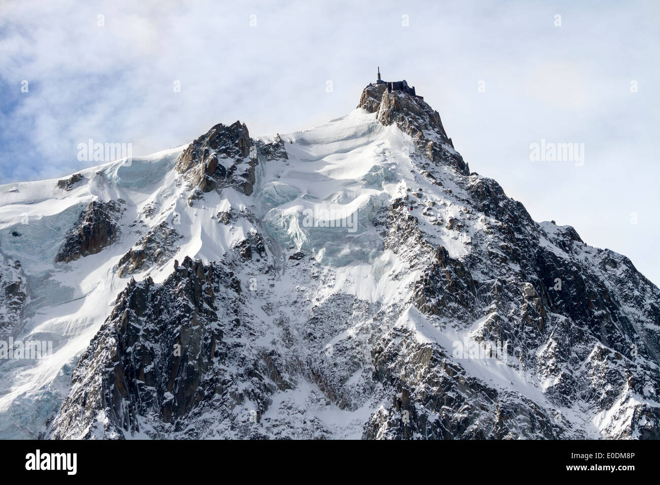The north face of the Aiguille du Midi in the Alps of Chamonix Mont Blanc,  France Stock Photo - Alamy