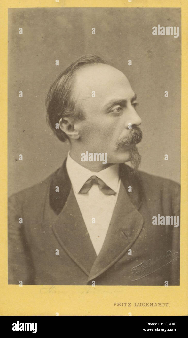 Hans von Bülow portrait Stock Photo Alamy