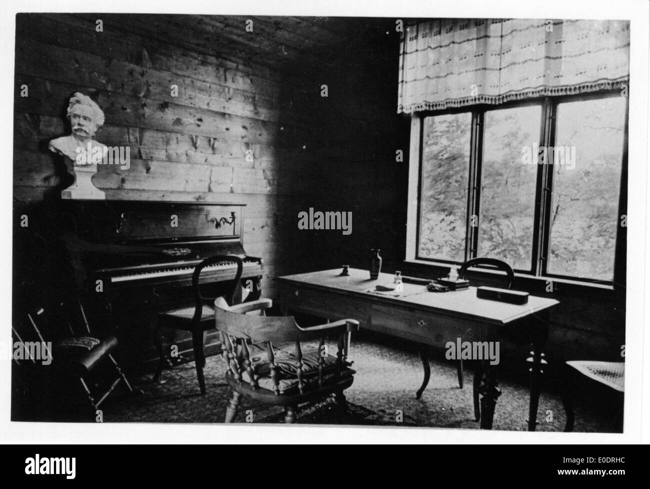 Troldhaugen, Edvard Grieg's study Stock Photo