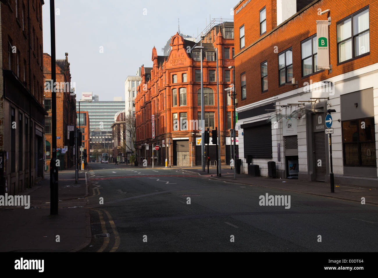 Lever Street in the Northern Quarter of Manchester Stock Photo Alamy