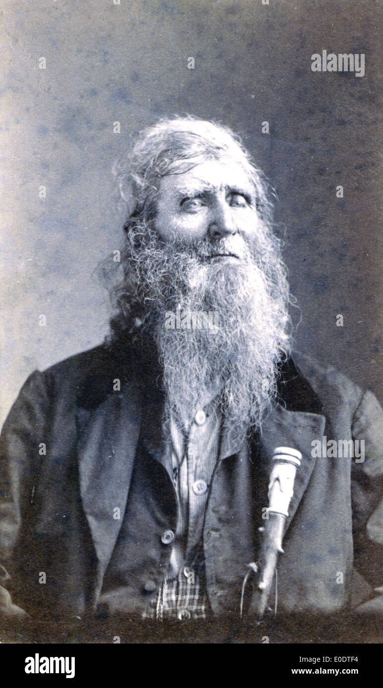 Fred Parker, Hermit of Quidnet Stock Photo
