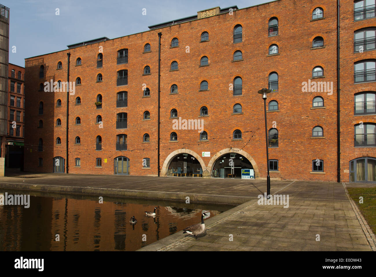 Canalside Apartments at 'Piccadilly Village' in the Northern Quarter of Manchester. Stock Photo