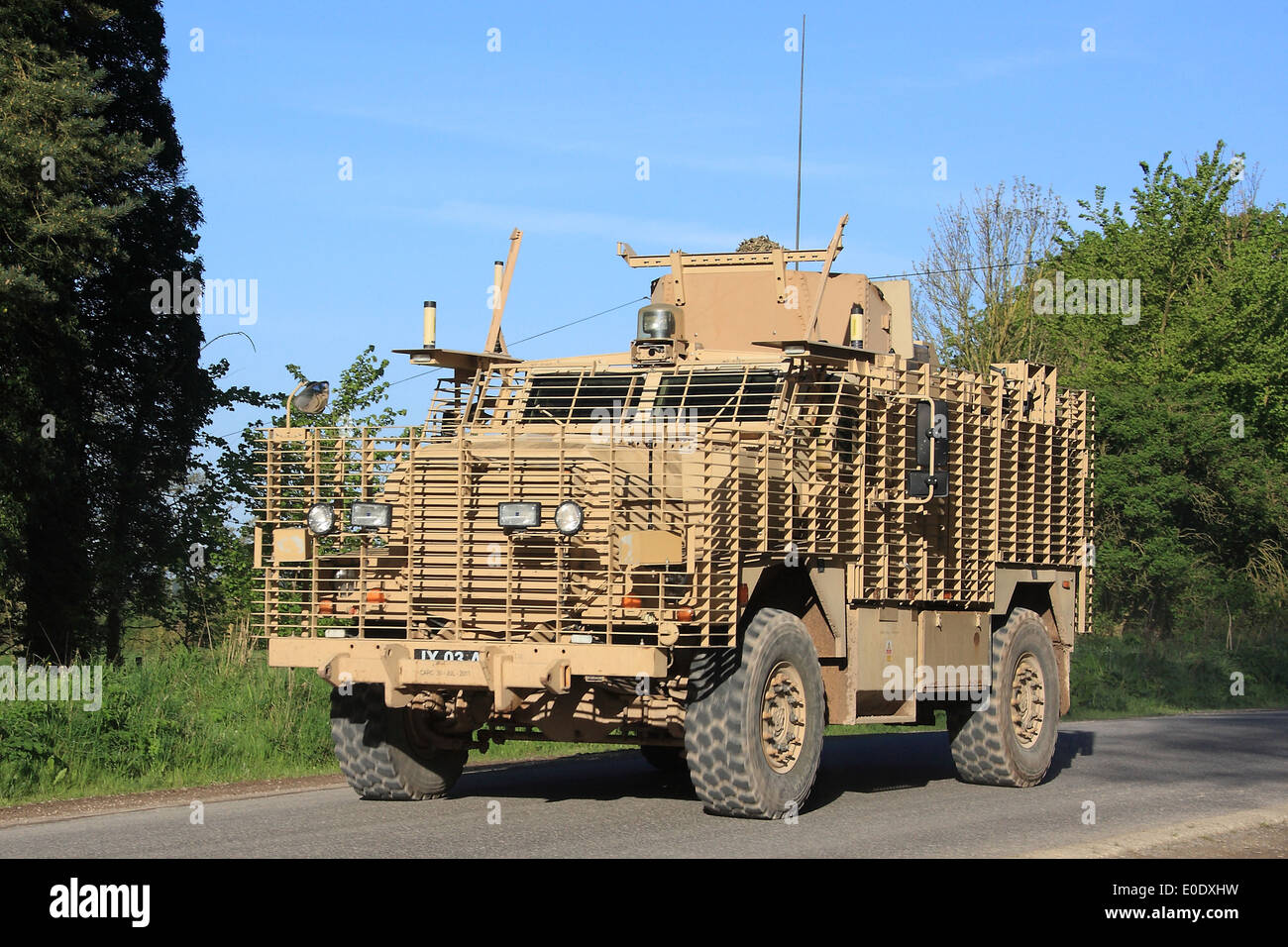 British Army Ridgeback Protected Patrol Vehicle Stock Photo, Royalty ...