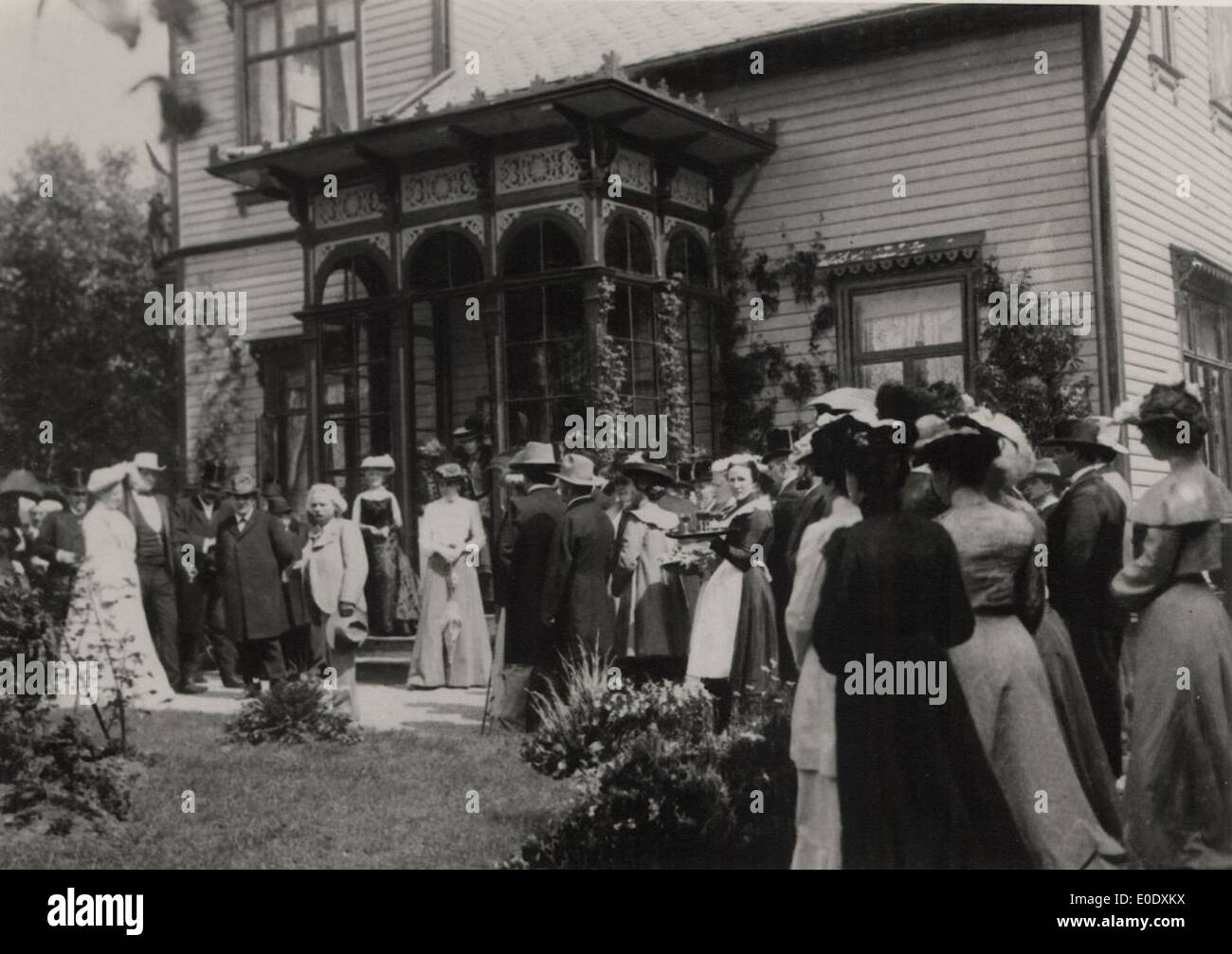 [Birthday party at Troldhaugen 1903] Stock Photo