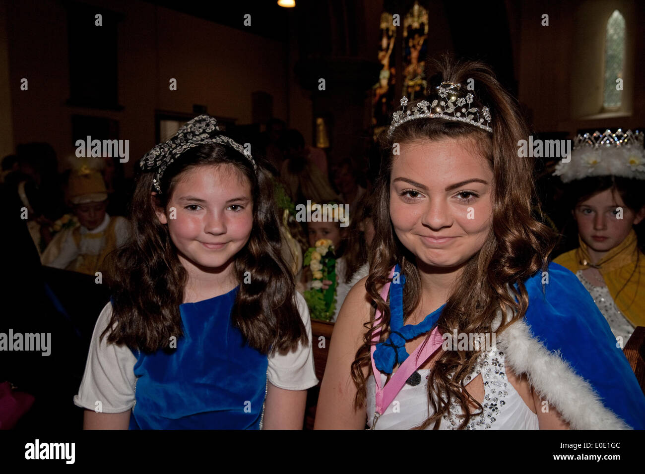 Hayes,UK,10th May 2014,Eden Park May Queen in Hayes Church, Ken Credit: Keith Larby/Alamy Live News Stock Photo