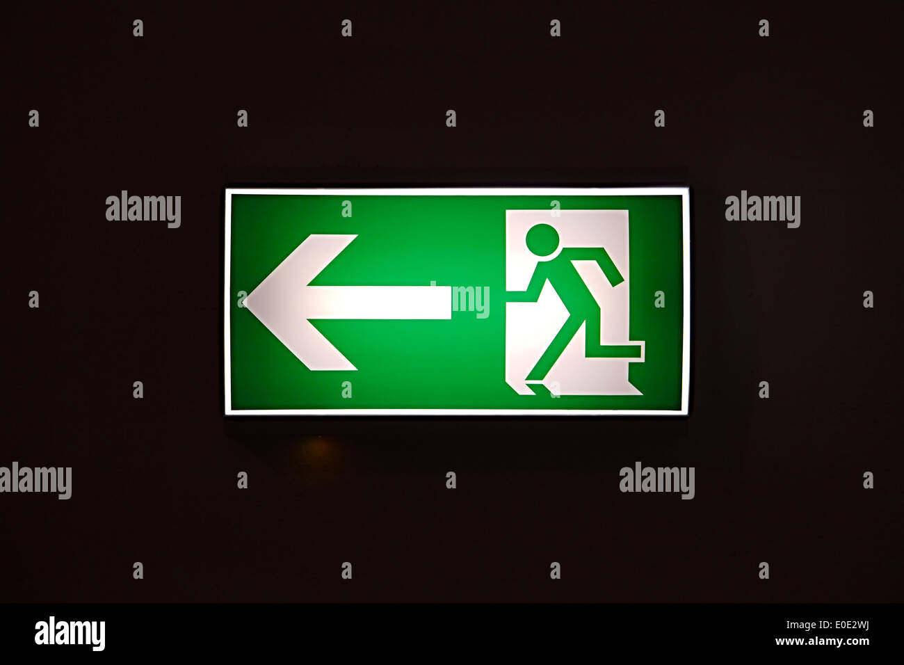 Exit Sign Stock Photo - Alamy