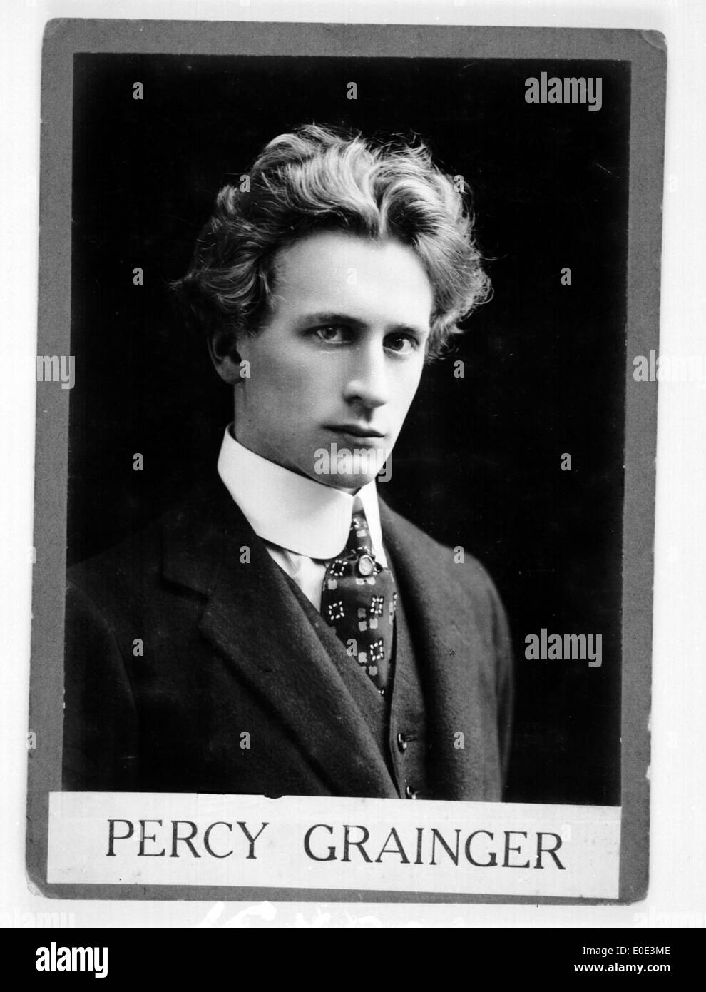 Percy Grainger portrait Stock Photo