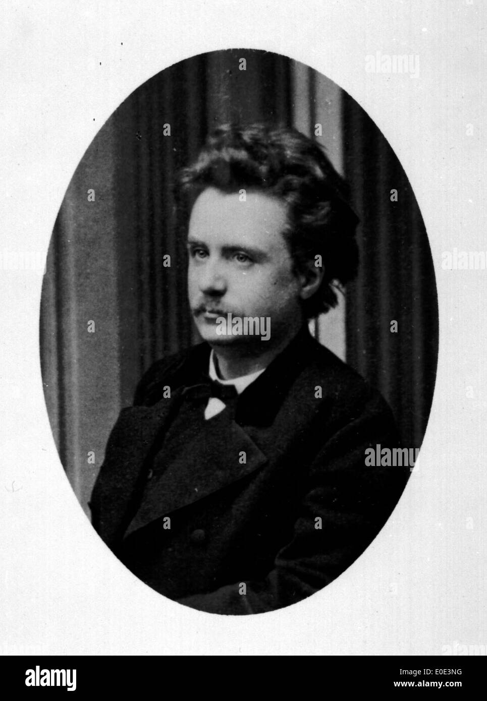 Edvard Grieg portrait Stock Photo