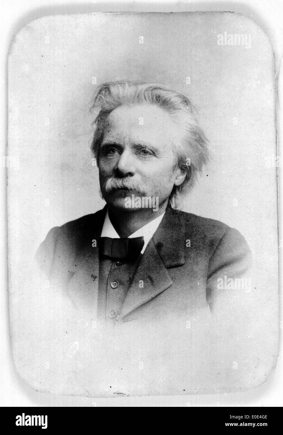 Edvard Grieg portrait Stock Photo