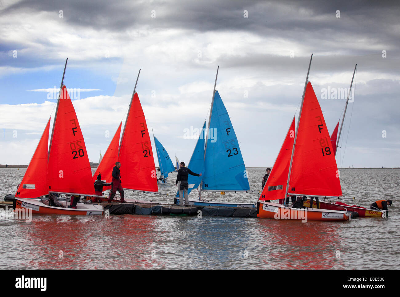 West Kirby, Liverpool. 10th May, 2014. British Open Team Racing