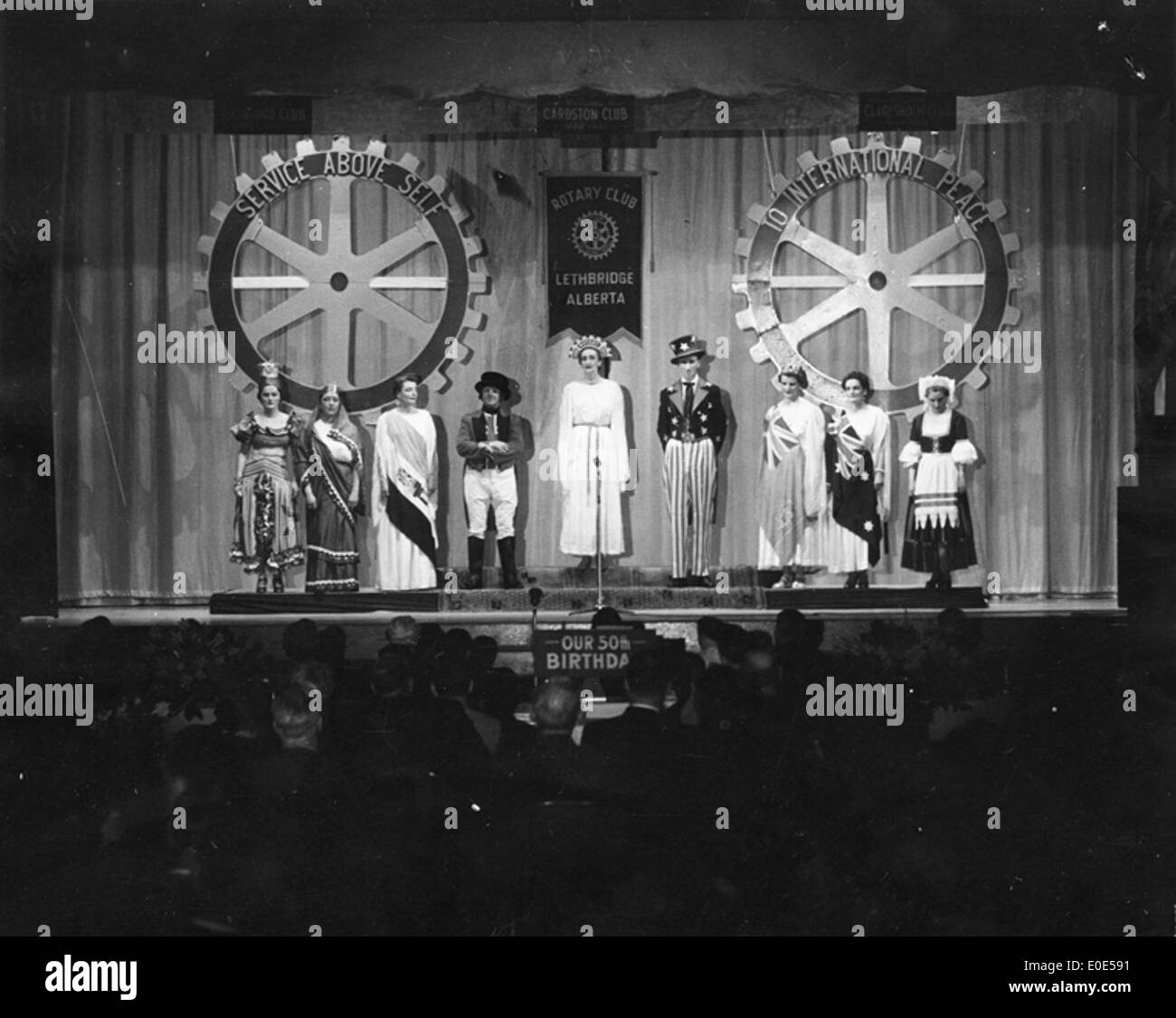 Rotary Club’s 50th Anniversary Play Stock Photo