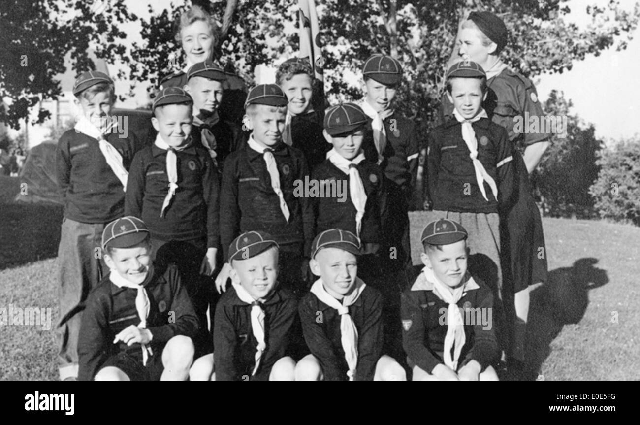 51. Do you know any of these Scouts? Stock Photo