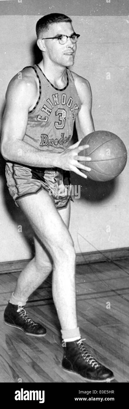 25. Who is this Chinook Broder Basketball Player? Stock Photo
