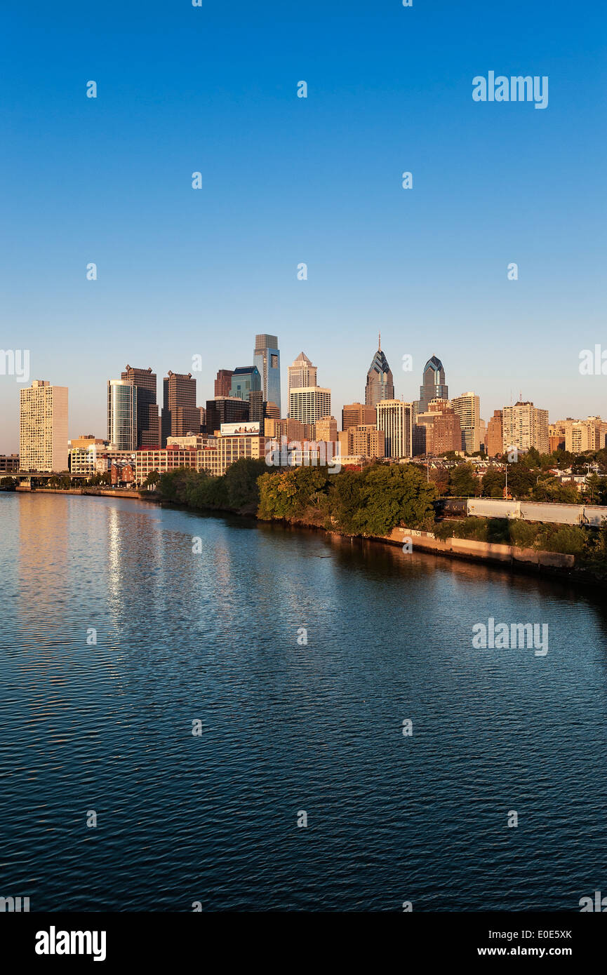 Philadelphia skyline, Pennsylvania, USA Stock Photo