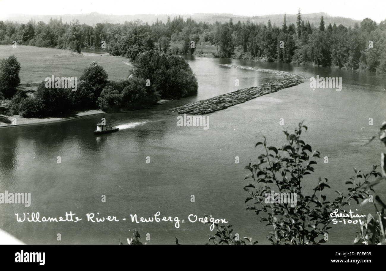 Willamette River Newberg, Oregon Stock Photo Alamy