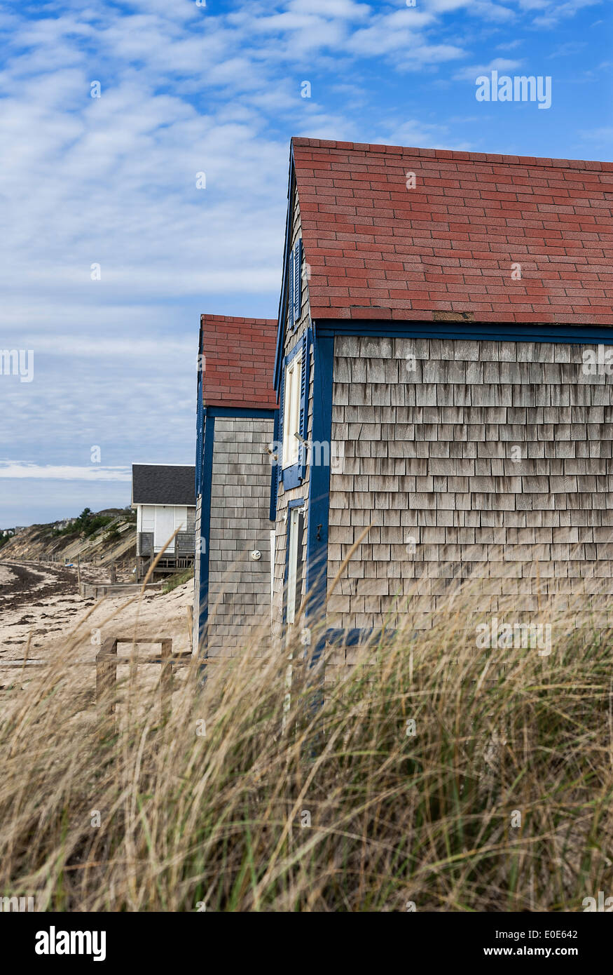Simple beach cottage, Truro, Cape Cod, Massachusetts, USA Stock Photo