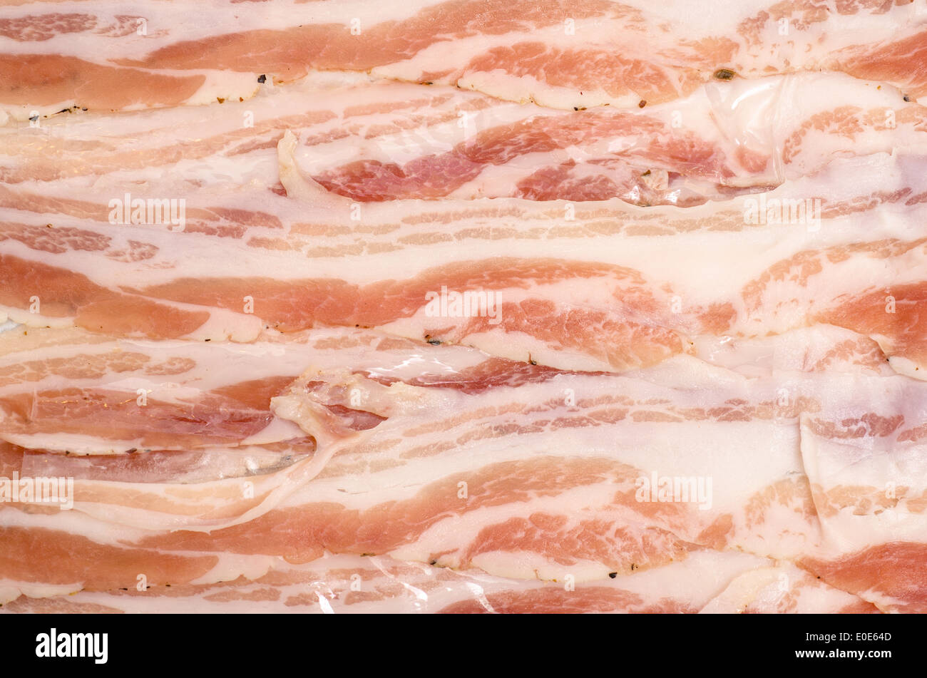 Italian raw pancetta belly bacon from pork Stock Photo Alamy