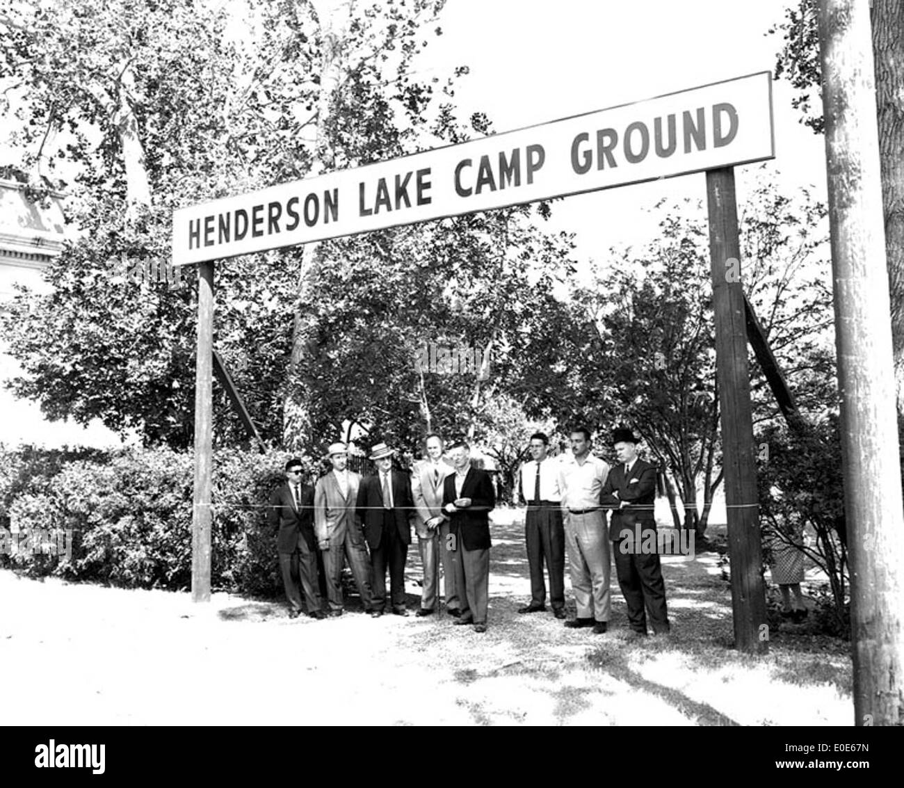 Henderson Lake Campground Opening Stock Photo Alamy