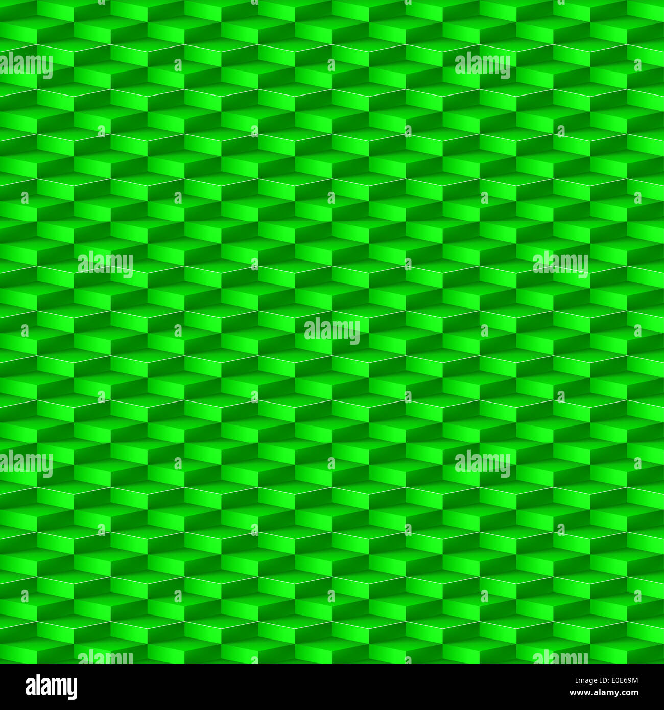 Abstract geometric background with rhombus pattern in green Stock Photo ...