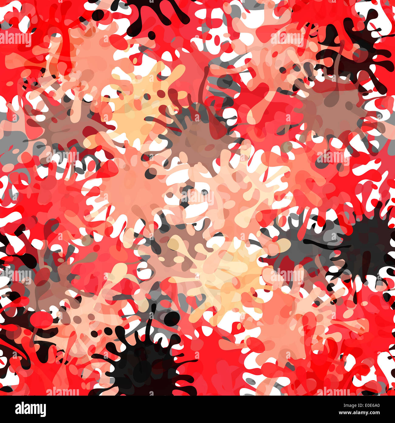 Vector Splash Abstract Seamless Pattern Background. EPS10 Stock Photo ...