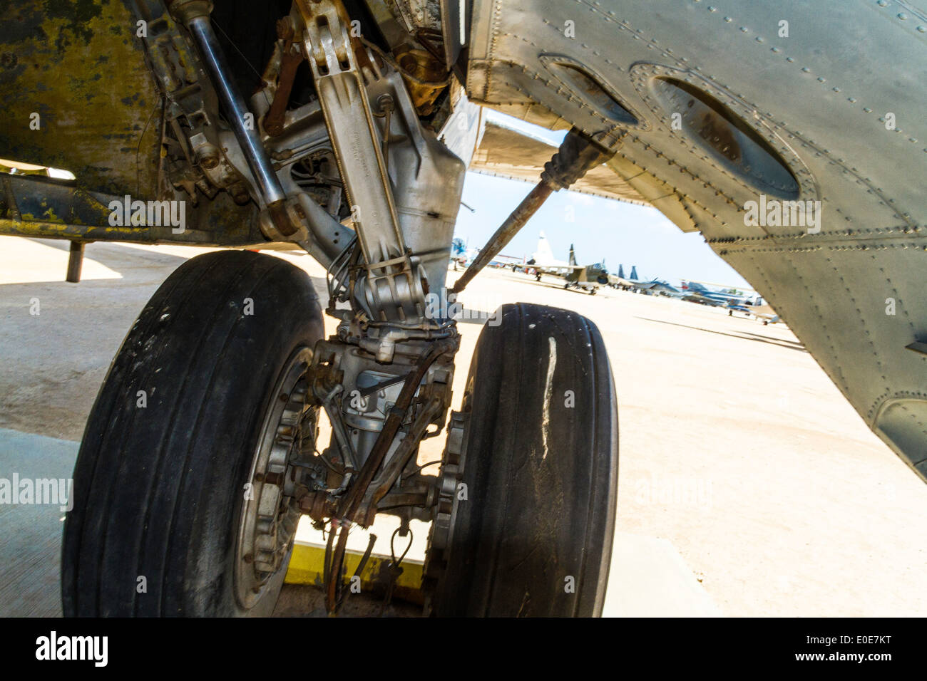 A Boeing B52D at the March Field Air Museum in Riverside California